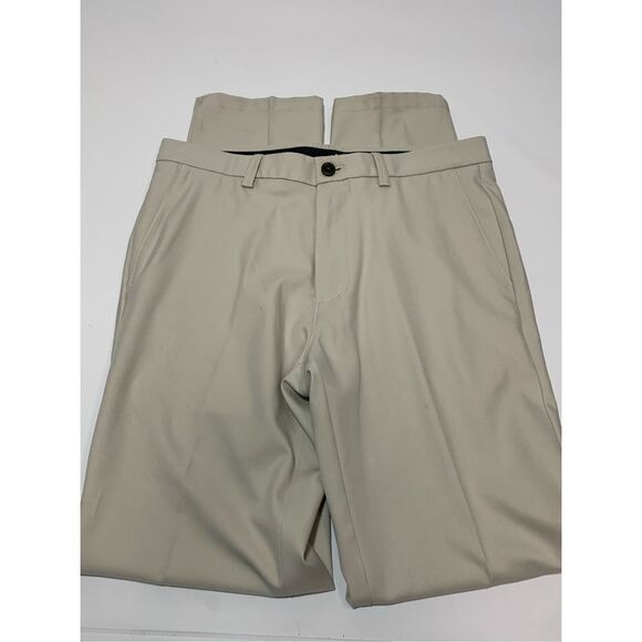 Haggar H26 Men's Performance 4 Way Stretch Slim Trouser Pants String Size 32x34 - Picture 1 of 7